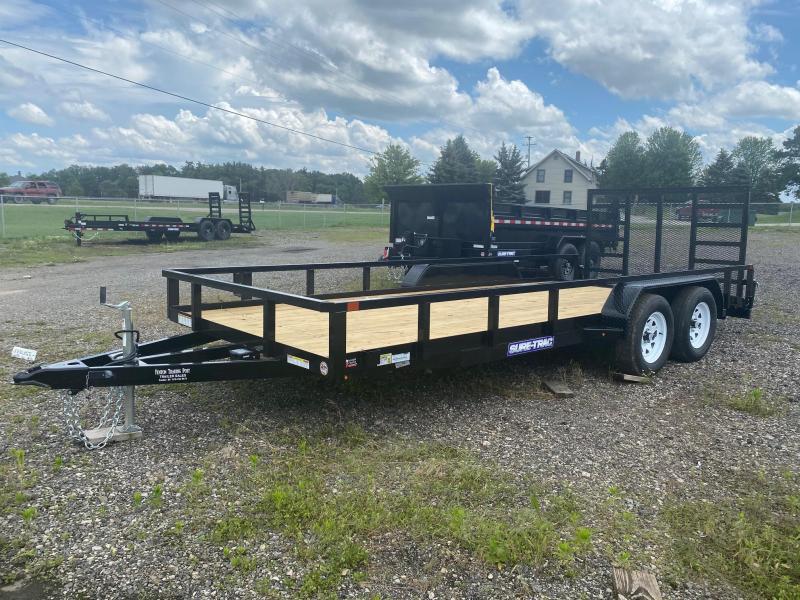 2021 Sure-Trac 7x18 Tube Top Utility Trailer with Beavertail 2021 Sure-Trac 7x18 Tube Top Utility Trailer with Beavertail