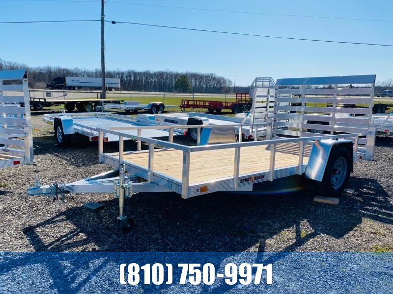 2023 Sport Haven 6x12 Aluminum Utility Trailer Fenton and Hartland MI