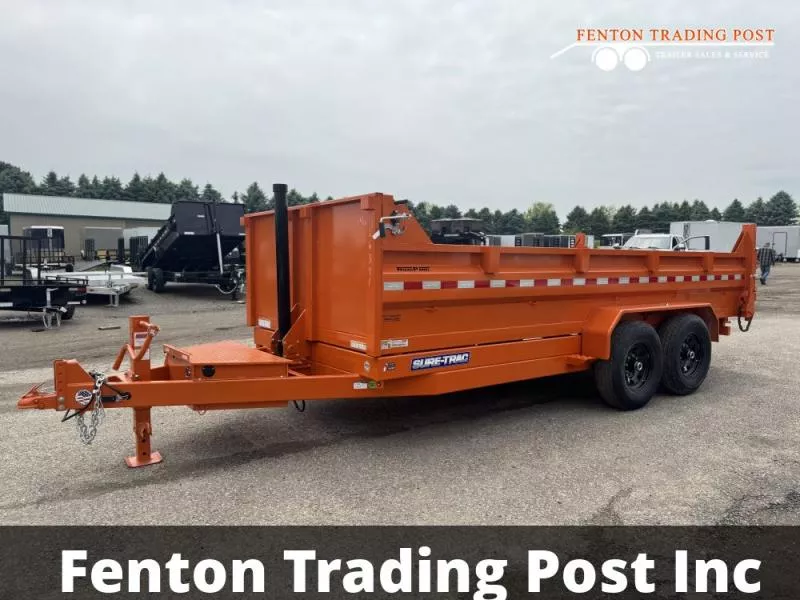 2025 Sure-Trac 7x16 14K Telescopic Dump-ST8216TLDD-B-140