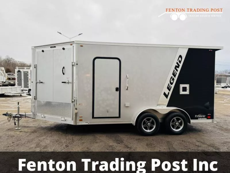 2026 Legend Trailers 7.5x19 Explorer Snow (7.5x14' Box + 5' V-Nose)-7.5X19ETA35