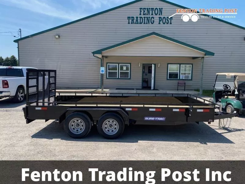 2025 Sure-Trac 7x16 Steel High Side-ST8216STUSH-B-070