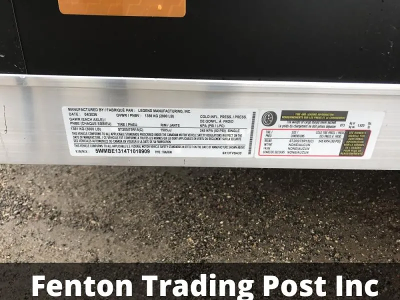 new Cargo (Enclosed) Trailers Legend Trailers  for sale, in Fenton, MI Thumbnail 8