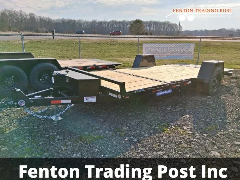 2026 Sure-Trac ST78124SATE-B-100-6.5x12+4 (12' Tilt + 4' Front Platform) 10K Tilt