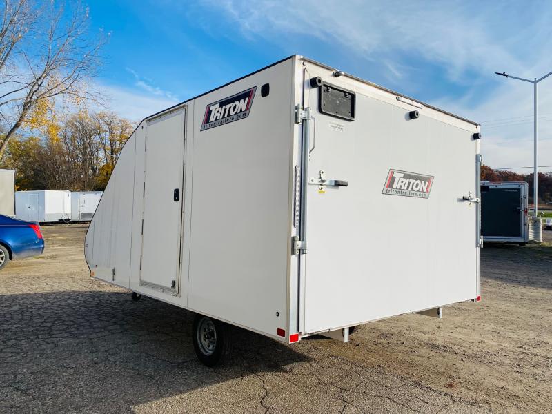 2023 Triton Trailers TC128 2Place Snowmobile Trailer Fenton and