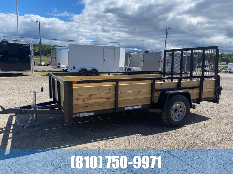 2023 SureTrac 7x12 3Board High Side Utility Trailer Fenton and