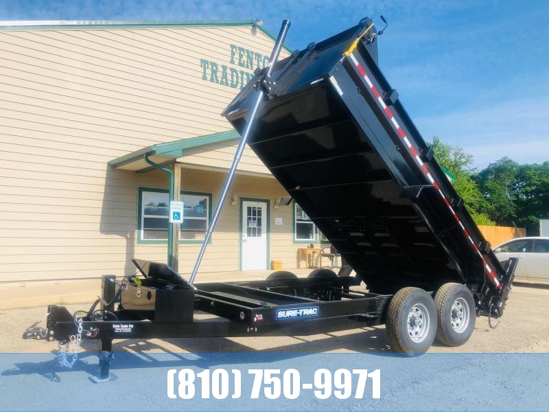 2023 Sure-Trac 7x14 14K HD Low Profile Telescopic Dump Trailer 2023 Sure-Trac 7x14 14K HD Low Profile Telescopic Dump Trailer