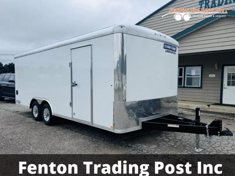 2026 Sure-Trac 8.5x20 10K Landscape Pro Enclosed Round Top Cargo-STRLP10220TA-100
