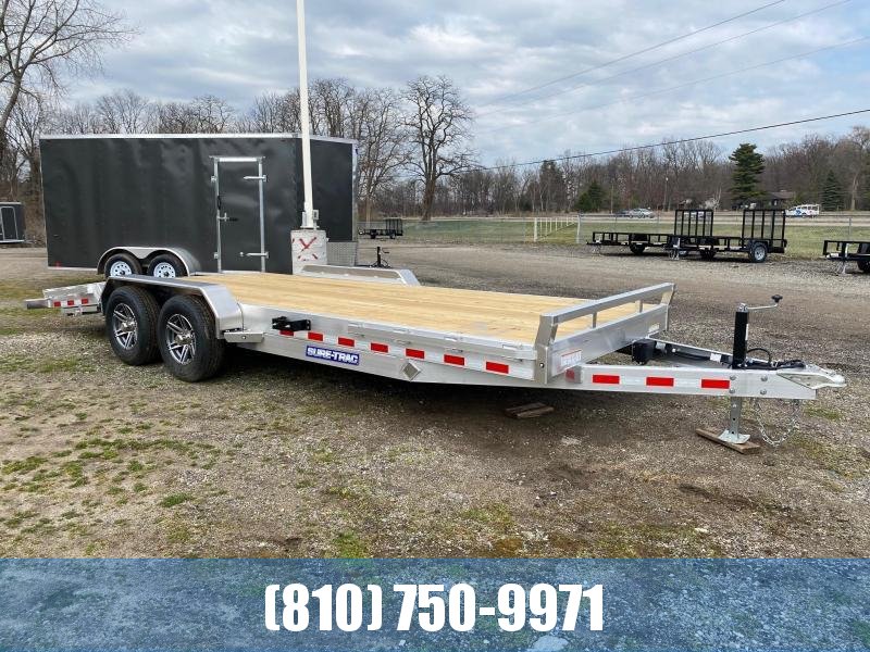 2021 Sure-Trac 7x20 10K Aluminum Car / Racing Trailer 2021 Sure-Trac 7x20 10K Aluminum Car / Racing Trailer