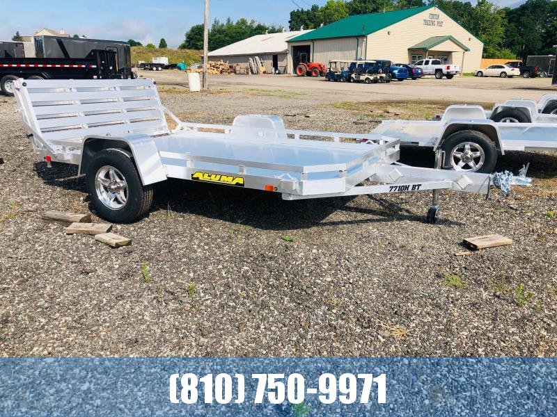 2021 Aluma 7710H Utility Trailer with Bi-Fold Tailgate 2021 Aluma 7710H Utility Trailer with Bi-Fold Tailgate