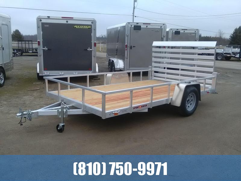 2023 Sport Haven 7x12 Aluminum Utility Trailer Fenton and Hartland MI