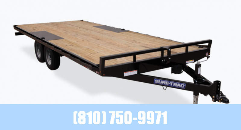 2021 Sure-Trac 8.5x18 10K Flatbed Trailer 2021 Sure-Trac 8.5x18 10K Flatbed Trailer