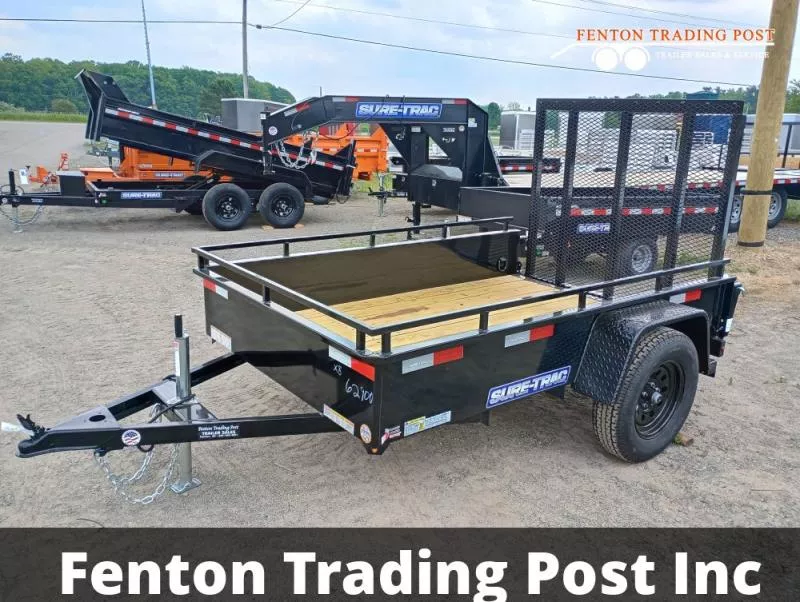 2025 Sure-Trac 5x8 Steel High Side-STUSH6208-BP-030