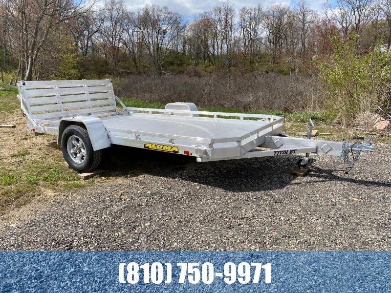 2023 Aluma 7712H Utility Trailer with Bi-Fold Gate 2023 Aluma 7712H Utility Trailer with Bi-Fold Gate