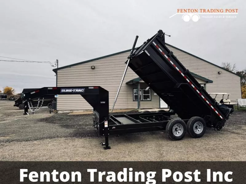 2026 Sure-Trac 7x14 14K Telescopic Gooseneck Dump-ST8214TLDD-GN-140