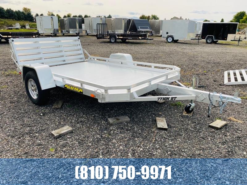 2021 Aluma 7710H Utility Trailer with Bi-Fold Tailgate 2021 Aluma 7710H Utility Trailer with Bi-Fold Tailgate