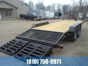 2024 Sure-Trac 7x20 (17' Deck + 3' Beavertail) Equipment Trailer