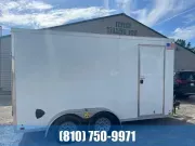 Used 2022 Cross Trailers 7x14 Enclosed Cargo Trailer