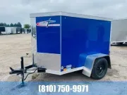 2024 Cross Trailers 4x6 Enclosed Cargo Trailer