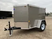 2024 Interstate 1 Trailers 4x6 Enclosed Cargo Trailer with RAMP