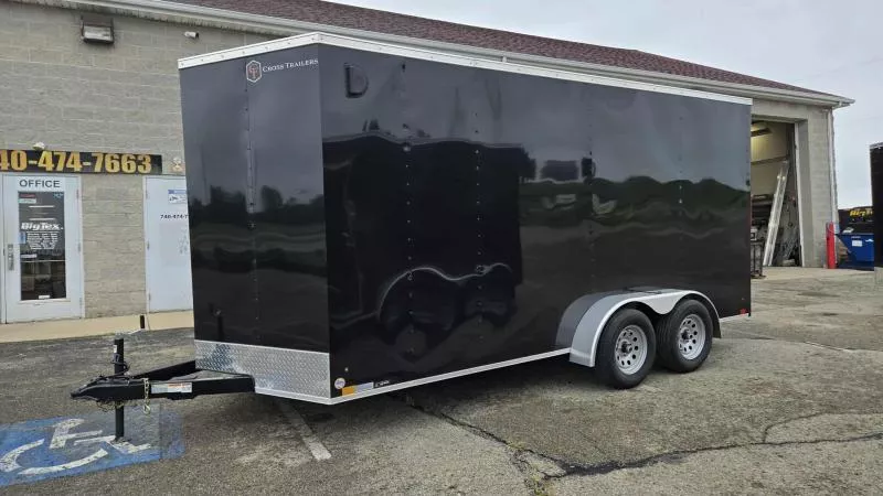 2025 Cross Trailers Beta Series - 7' x 16' - TA - 7000# GVWR - 84" Interior Height - Cargo / Enclosed Trailer (19427