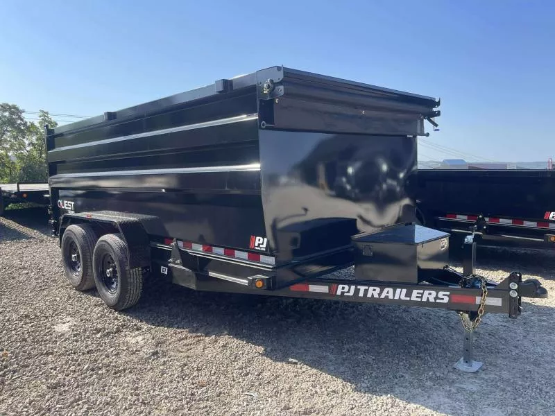 PJ Trailers D7 14K 83"x14' HS Dump Trailer (7113)