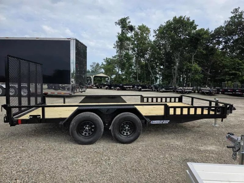 Liberty LU w/ ATV Ramps 83"x16' 7K Utility Trailer