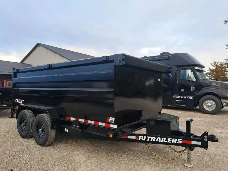 PJ Trailers D7 14K 83"x14' HS Dump Trailer (7733)