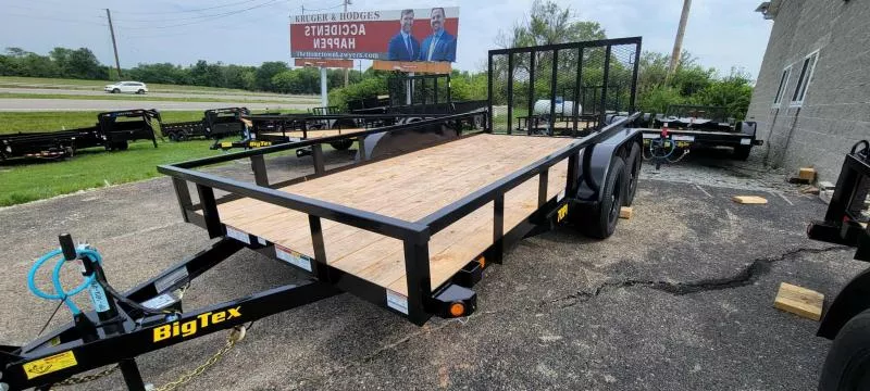 2026 Big Tex Trailers 70PI - 83" X 14' - Tandem axle - 7000# GVWR - Utility Trailer (432417)