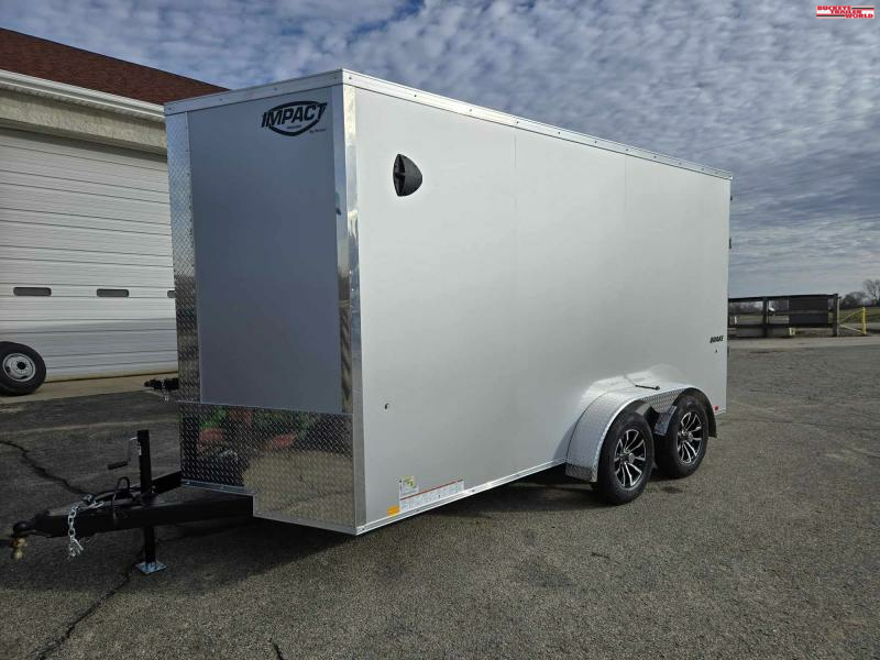 2025 Impact Trailers Quake 7'X14' Tandem Axle 6" Extra Interior Height  Cargo / Enclosed Trailer 1734977723