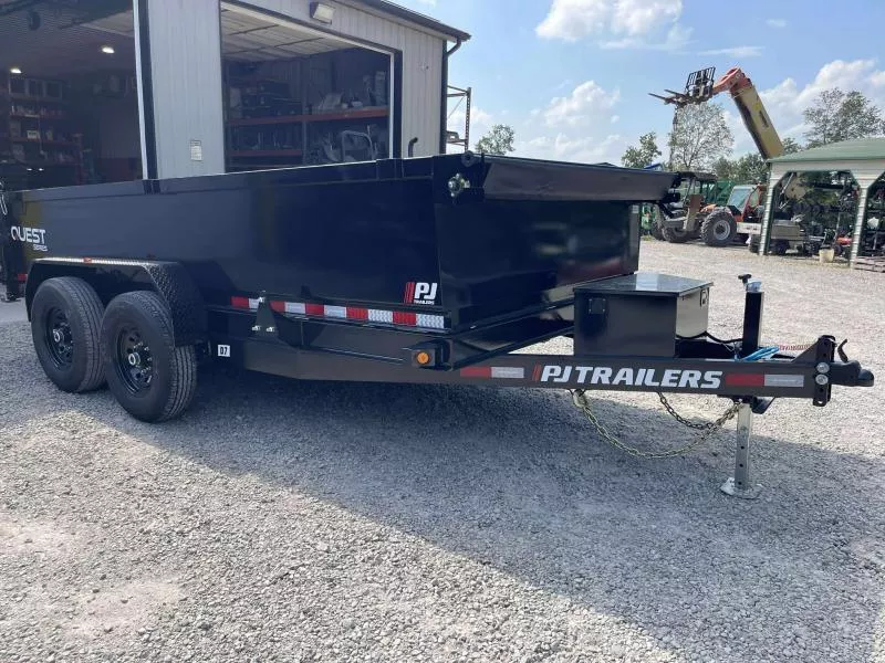 PJ Trailers D7 83"x14' Dump Trailer (6489)