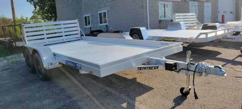 2026 Aluma 78" x 14' TA ESA BT Utility Trailer 306257