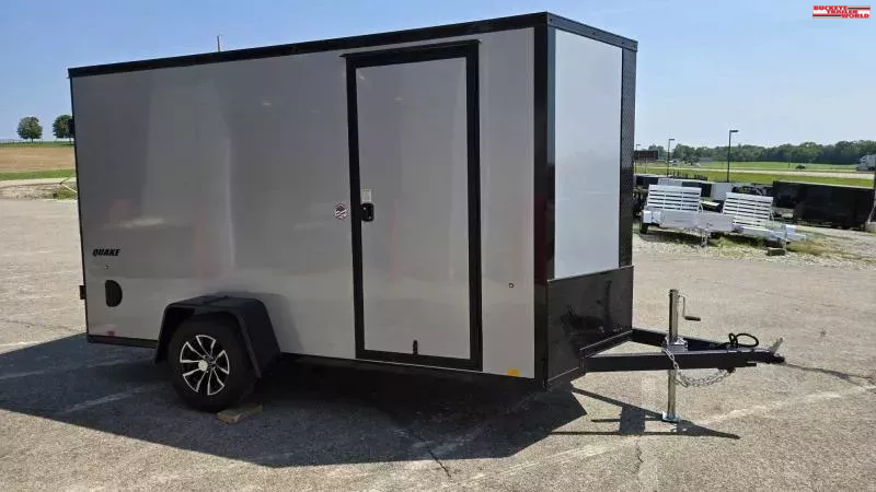 2025 Impact Trailers Quake 6'x12' 78" Interior Height Black Out Package Cargo / Enclosed Trailer (107838) 1749761350