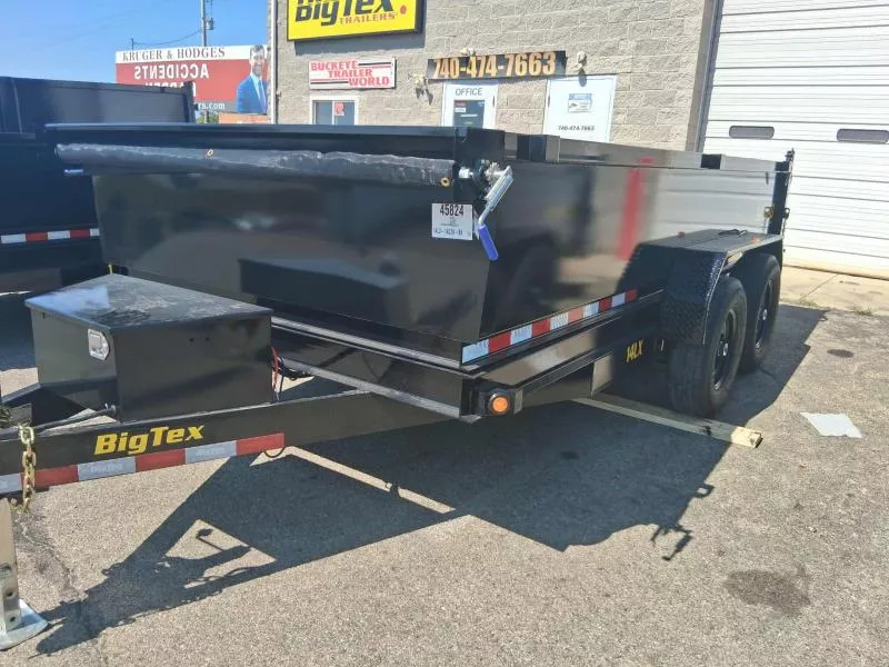 2026 Big Tex Trailers  Big Tex 14LX 83" x 14' w/2' sides  Dump Trailer (445824)