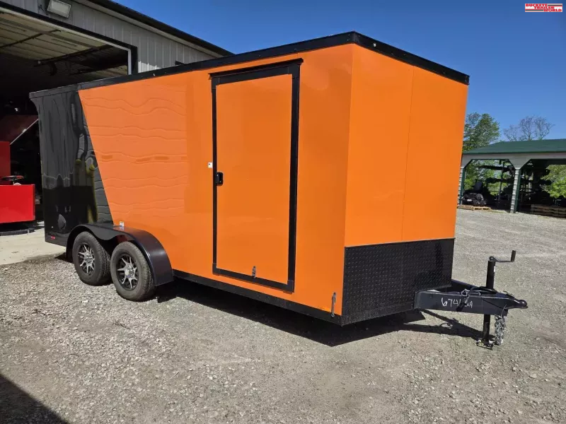 2024 RC Trailers RDLX 7x16 w/ 6" Extra Height  Two Tone 1746118529