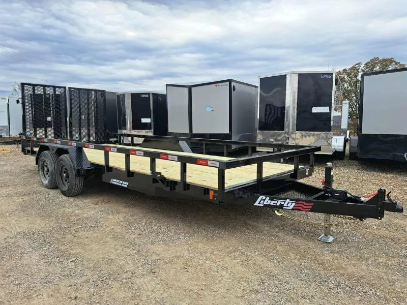 (363) Liberty LU 83"x20' 10K Utility Trailer