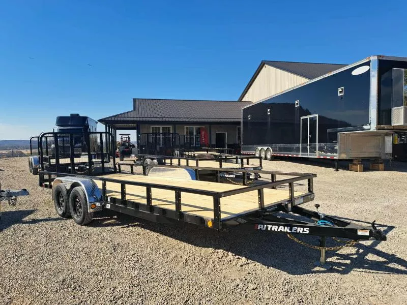 (4262) PJ Trailers UL 83"x 20' Utility Trailer