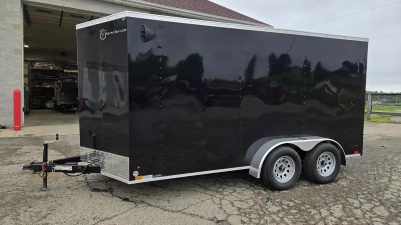 2025 Cross Trailers Beta Series 7' x 14' TA 7000# GVWR 78" Interior Height Cargo / Enclosed Trailer