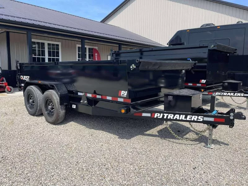 PJ Trailers D7 83"x14' Dump Trailer (6492)