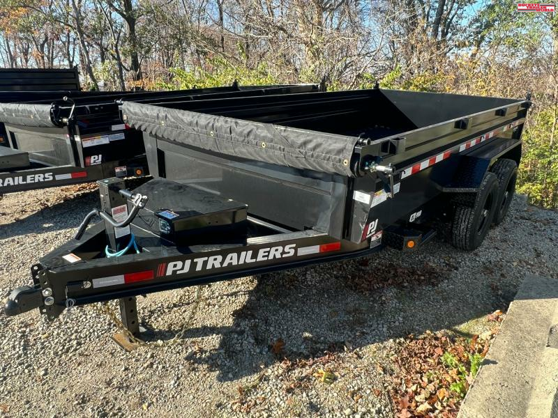 2024 PJ Trailers DL 14'X83" Low Pro 14K Dump Buckeye Trailer World