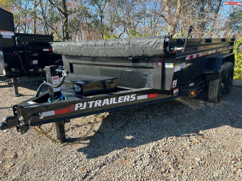 2024 PJ Trailers DL 14'X83" Low Pro 14K Dump Buckeye Trailer World
