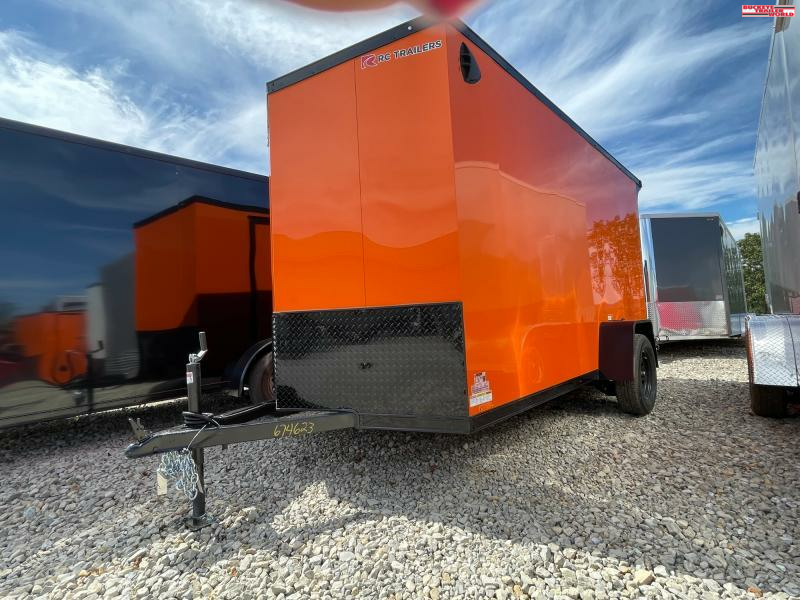 2024 RC Trailers RDLX 6x12 w/ 6" Extra Height (Ramp Door) Buckeye