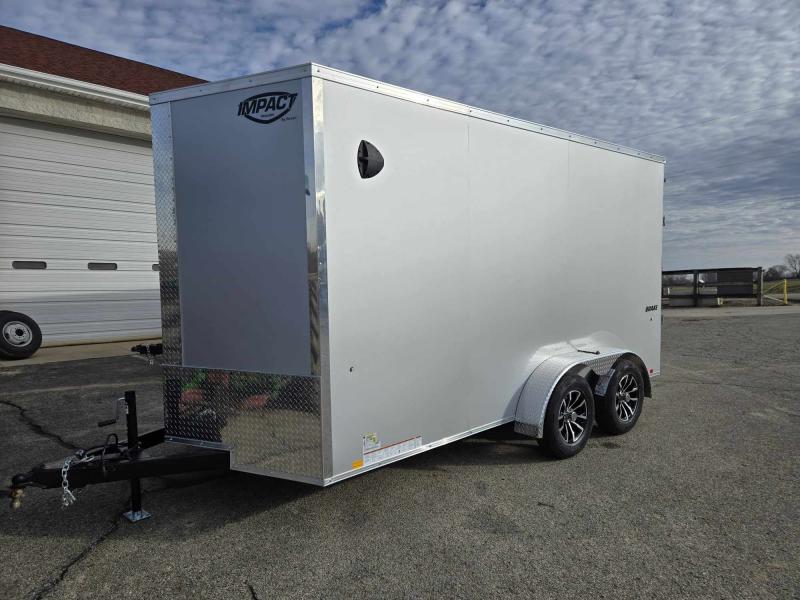 2025 Impact Trailers Quake 7'X14' Tandem Axle 6" Extra Interior Height  Cargo / Enclosed Trailer