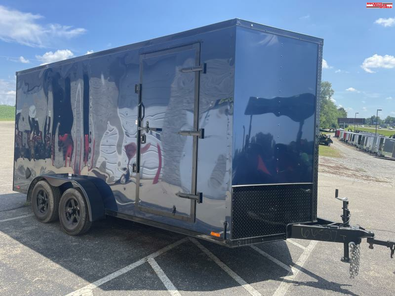 2023 RC Trailers RDLX 6x12 w/ 6", Blackout Package and Aluminum Wheels