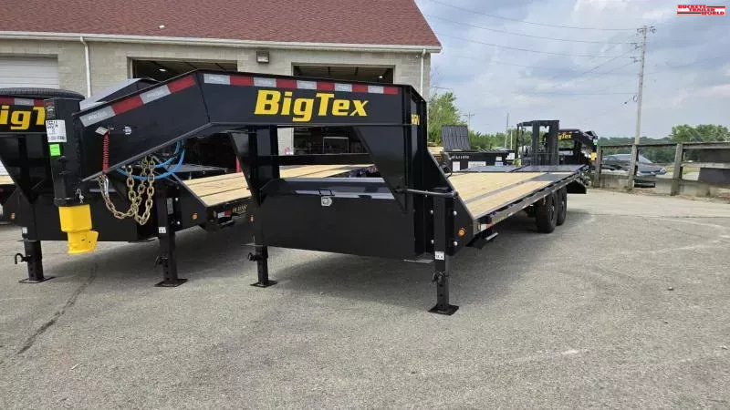 2026 Big Tex Trailers 14GN 102" x 20'+5' - MR - 15,900# GVWR   Flatbed Trailer (6425514) 1750442755