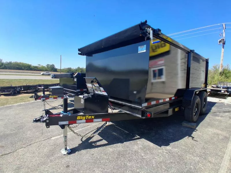 2026 Big Tex Trailers 14LX 83" x 14' w/4' sides   Dump Trailer (437075)