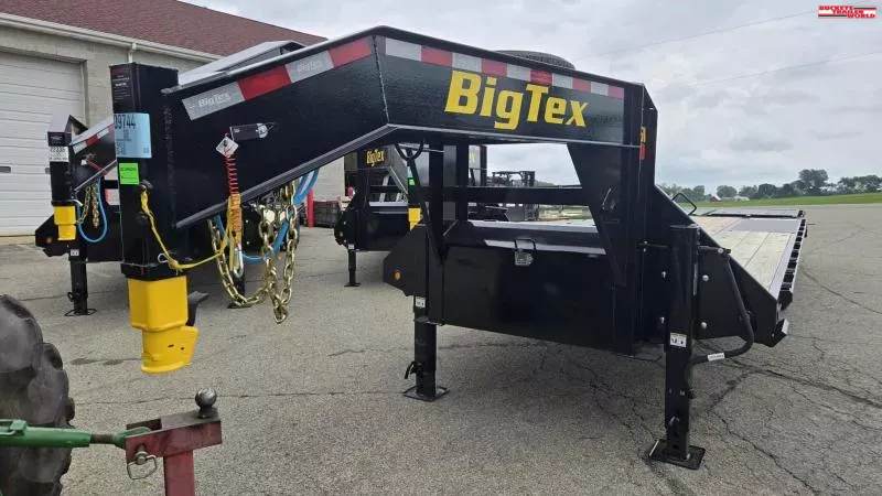 2026 Big Tex Trailers 25GN - 20'+5' - Dual Tandem - 25900 GVWR -  Flatbed Trailer (409744) 1751400114