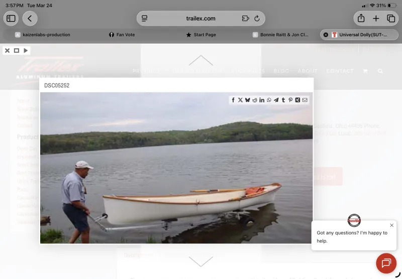 used Watercraft Trailers Trailex  for sale, in Huntington Beach, CA Thumbnail 2