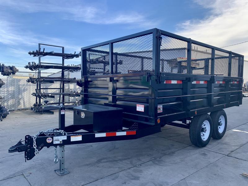 2023 R&J 6x12 10k DeckOver Dump Trailer