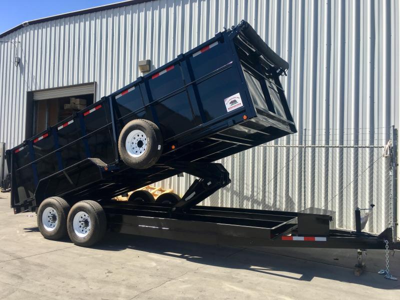 2023 R&J Trailer 7' X 20' HDS 16K Dump Trailer 4' Walls