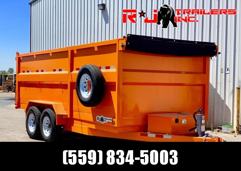 2021 R&J 7 X 16 HD Dump Trailer 2021 R&J 7 X 16 HD Dump Trailer
